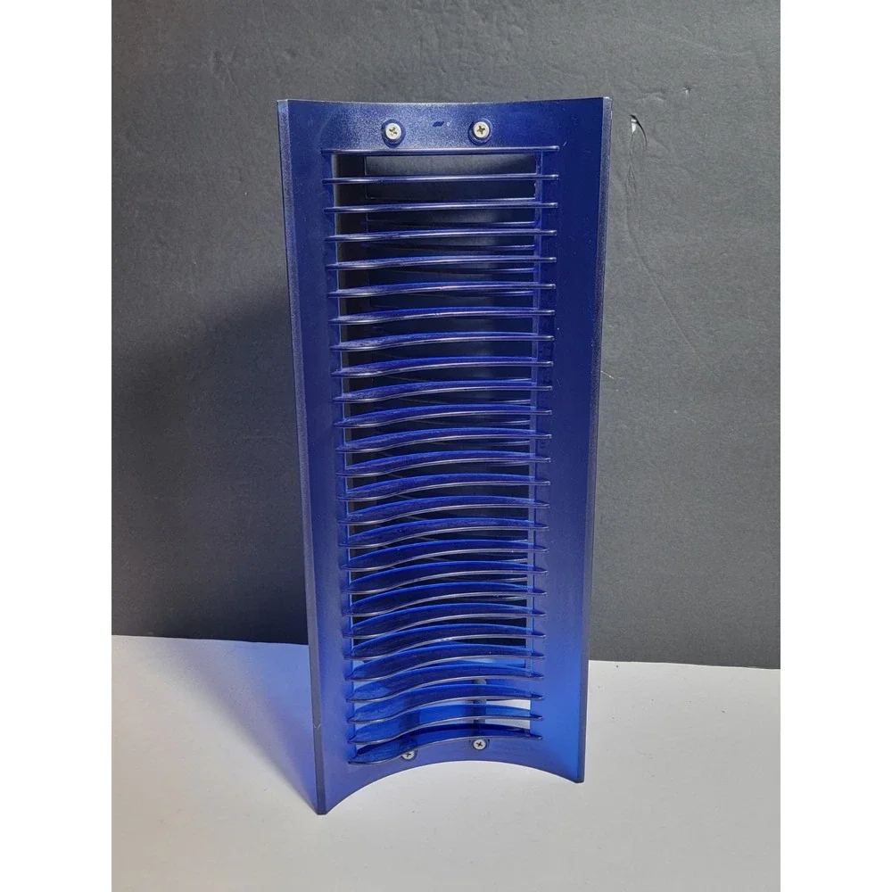 Y2K 1990'S CD Tower 25 Rack Holder Futuristic Modern Atomic Blue CD Holder